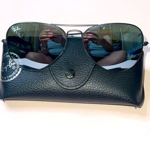 Silver Ray ban sunglasses